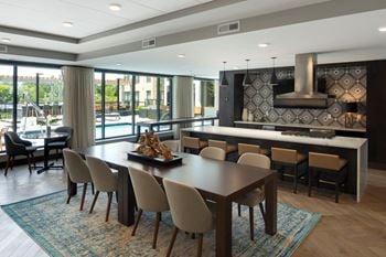 Clubroom with teaching kitchen and private dinning room